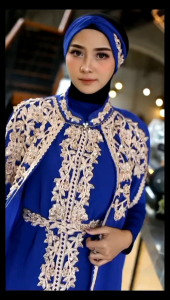 cod- kaftan ayu dewi satu set topi supermewah bahan ceruty bebydoll- kafta ayu dewi tarbaru - kaftan lebaran - kaftan pesta - kaftan harga promo-kaftan muslim mewah