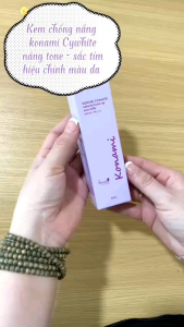 Kem chống nắng konami Cywhite natural tone up sun milk nâng tone kiềm dầu lâu trôi