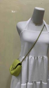 DRESS PANTAI TERBARU 2024 KARINA DRESS TALI PITA DRESS SEMOK DRESS SERUT DRESS KOREA DRESS COQUETTE