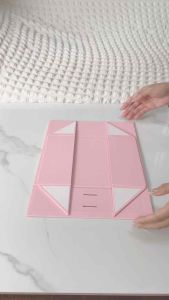 Fliptop Hard Box for Wedding Birthday Valentines Christmas Magnetic Foldable Box Bridesmaid Gift Box