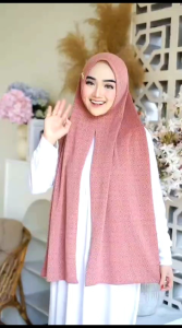 PASHMINA INSTAN SAFIRA BAHAN JERSEY MAMOSA PREMIUM BY DAURAGAMA