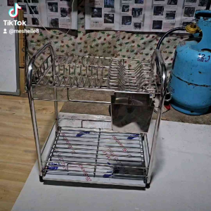 2 layer 10 plates dish rack dish drainer