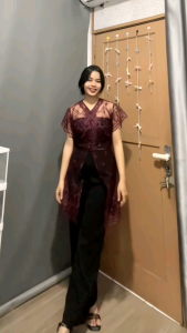 Tunik Brokat Kondangan/Outer Atasan Wanita