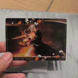 Demon Slayer: Kimetsu no Yaiba Bandai Wafer Series collectible card with motions