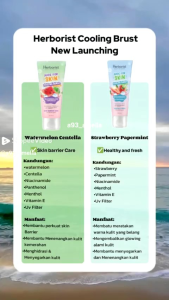 Herborist Juicy For Skin Cooling Burst Lotion Serum With Cooling Fresh Formula 180ml
