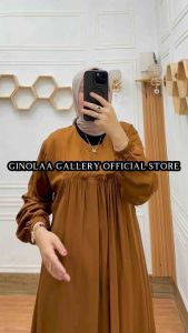 GAMIS LEBARAN TERBARU | BAHAN RAYON TWILL PREMIUM | GERBERA DRESS