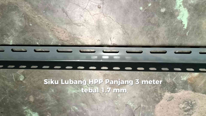 Siku Lubang Tebal HPP Panjang 3 Mtr 36 X 36 mm Perkotak (Panjang Dapat Dipotong  Maksimal 2meter (200cm ))