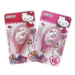 Kitty kitty ที่ลบคำผิดลายคิตตี้ น่ารักมาก ขนาด 5 mm. มีให้เลือกสองสีสินค้าพร้อมส่งในไทย