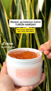 (SHARE IN JAR 10ml) EILEEN GRACE Rose moisturizer Deep cleansing jelly mask