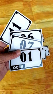 Nomor Pintu Kamar Kos & Penginapan: Akses Mudah dengan Nomor Kamar Akrilik