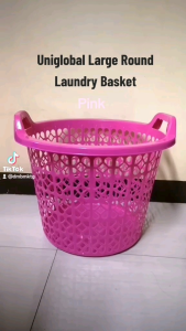 Uniglobal Large Round Laundry Basket UW1184C