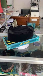 Peci Hitam Pendek Songkok Kopiah Pendek Hitam Polos AC