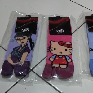 KAOS KAKI JEMPOL ANAK MOTIF PRINTING KARAKTER