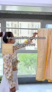 TIANG PIPA TONGKAT STAINLIST FLEKSIBEL 50CM-600CM TANPA PAKU/TIANG SHOWER KAMAR MANDI JEMURAN BAJU