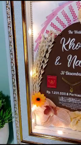 Bingkai Mahar Pernikahan Tetes Air/ Mahar Murah/ Mahar Pernikahan