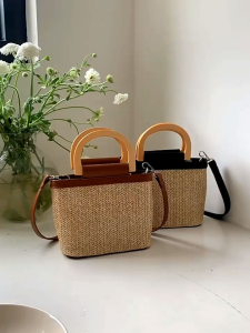 Tas slempang wanita tas cewe Handbag Straw sling bag GC.8839