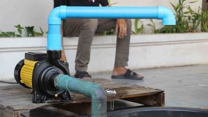 ปั๊มหอยโข่ง 1.1/2x1.1/2 1.5HP (DTM-18) MAXIMIUM ดํา-เหลือง AP