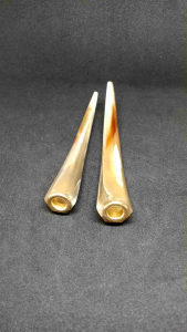 once pipa klokotan tanduk kerbau bule segi enam h128