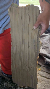 แม่พิมพ์ลายไม้ แม่พิมพ์คอนกรีต ทำพื้นทางเดิน คอนกรีต แม่พิมพ์ลูกค้า