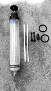 200/500ml Car Oil Fluid Extractor Engine Oil Fuel Pump Syringe Penyedut Minyak Hitam Kereta Filling