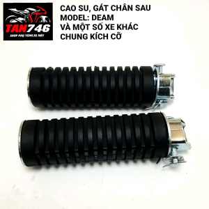 Cao su để gác chân sau DREAM CUB 81 82 84 86 CITI tròn Loại lắp trực tiếp vào càng sau - gấp sau