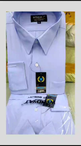 Wendya.T Kemeja Formal Reguler Warna Telor Asin✓Kemeja Pria Polos Lengan Panjang