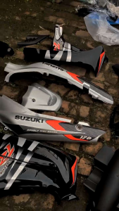 Bodi Set Satria R Lumba 2 Tak & Kap Satria R 2 Tak