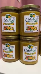 Calapure Honey Calamansi Ginger Tea Jar 500mL - Honey calamansi ginger