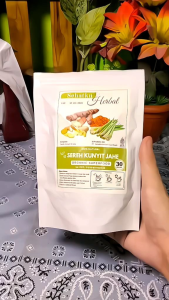 TEH KUNYITJAHE & SERAI/TUMERIC GINGER with LEMONGRASS TEA Herbal Tea Isi 30 Teh Celup