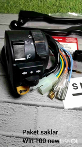 Honda Win 100 New paket saklar Holder kiri handle set rem dan kopling + dudukan rem depan