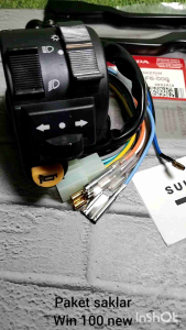 Honda Win 100 new paket saklar Holder kiri handle set rem dan kopling + dudukan rem depan