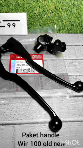 Handle set kanan kiri rem dan kopling + Dudukan Honda win 100 Old New