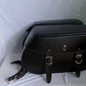 2 ข้าง กระเป๋าข้างมอเตอร์ไซค์ ทรงฮาร์เล่ย์ ขนาดใหญ่ จุได้เยอะ