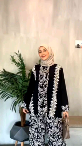 One Set Jumbo Setelan Jumbo LD 120 Busui Resleting Depan Muat BB 80kg Tebal