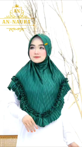 Bergo plisket gotik gelombang terbaru / jilbab prisket termurah