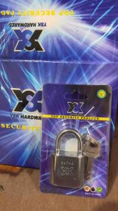 Gembok Pagar Gudang Pintu Bulat Oval Chrome Leher pendek 30mm YSK