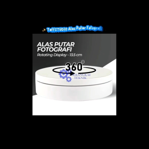 TaffSTUDIO Alas Putar Fotografi Rotating Display Mirror Base Remote 13.5cm - QM0104710