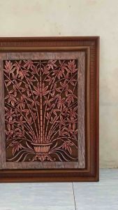 Hiasan Dinding Ukiran Taman Bunga 75x60: Dekorasi Cantik untuk Ruangan Anda