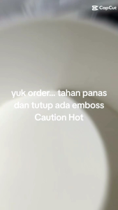 SGM - 1 Pak 25 Pcs Paper Bowl Kraft Dan Putih Polos / Paper Bowl + Tutup Free Bubble