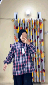 Atasan Wanita Blouse Alissa Kotak Busui Bahan Flanel