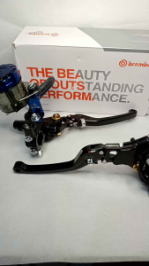 Master Rem Radial 98 Limited Plus Tabung Besar Twotone Blue PNP Ninja/CBR/Satria Fu/RX King/Vario/Aerox/Mio/Sonic/Beat/Fino Dll