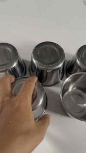 Bộ 5 ly làm đá inox kích thước 9cm 10 cm