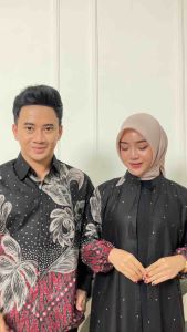 Baju Batik Couple Pasangang Suami Istri Kapelan Keluarga Pasangan Kondangan Baju batik Pasangan Terbaru 2024 Batik gamis Wanita Baju Batik Wanita