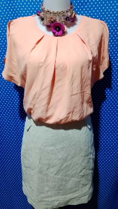 DRESS LENGAN PENDEK TWEED: PAKAIAN WANITA CASUAL UNTUK ACARA SEHARI-HARI