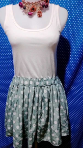 DRESS KUTUNG/SLEEVELESS PUTIH(WALLAMANDA) 90