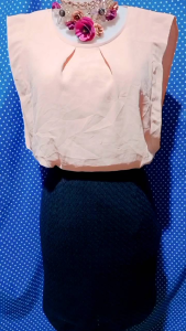 DRESS KUTUNG/SLEEVELESS HITAM(LIST) 18