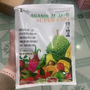 PHÂN BÓN HỖN HỢP NPK AGASOL 31-11-11 Gói 330g Đâm chồi Phát đọt bộ lá to đều xanh dày NHẬP KHẨU BỈ