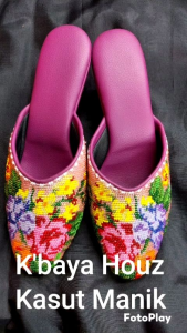 Kebaya Sulam Nyonya Embroidery/ Kebaya Melaka Traditional Hand Made Special Design 2026 Limited Edition (L)