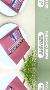 jimshoney - vallerie wallet dompet lipat panjang wanita free box