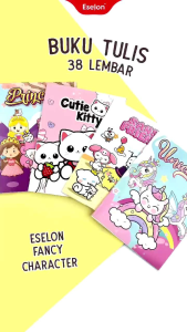 Buku Tulis Eselon 38 Lembar || Buku tulis Karakter